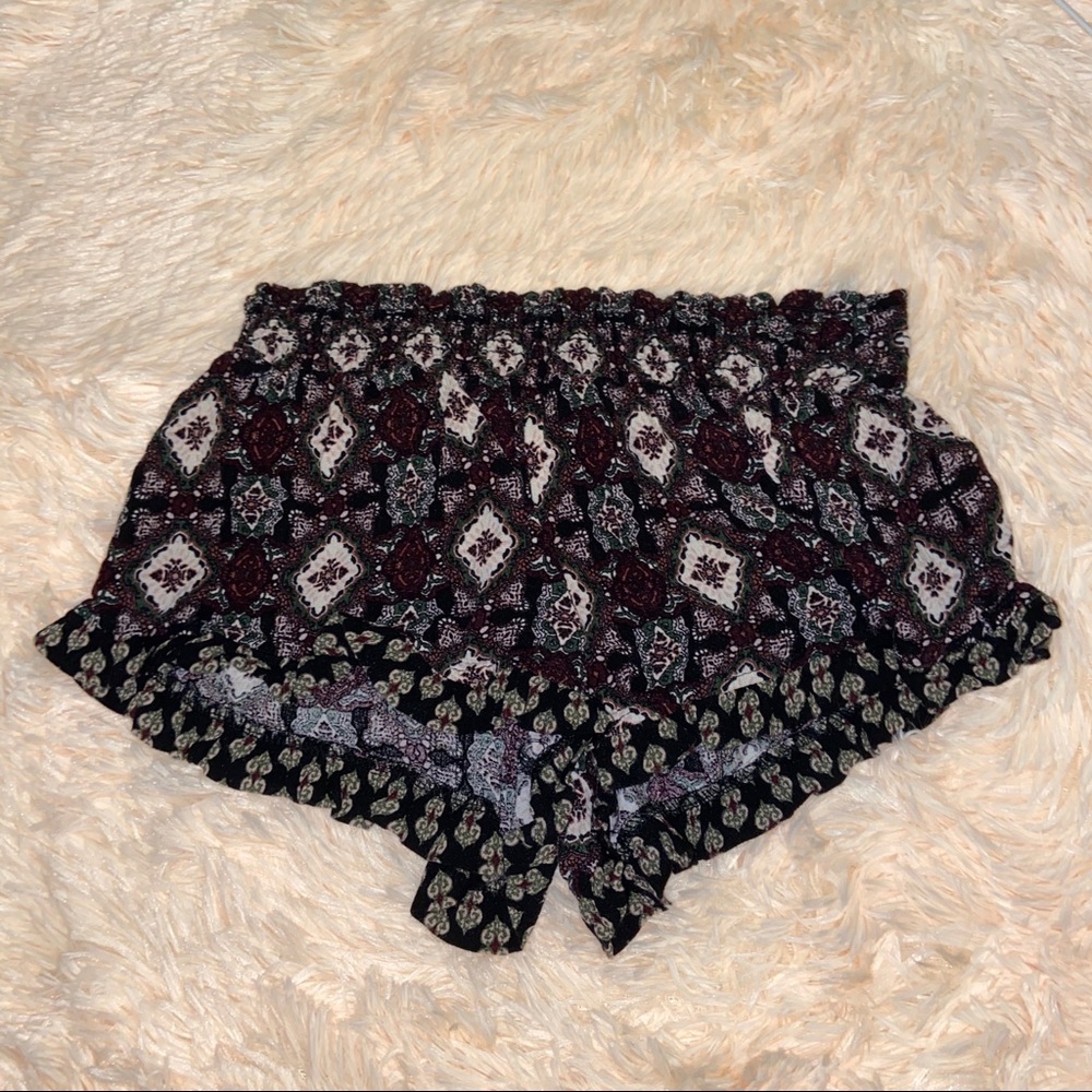 Flowy shorts with boho style